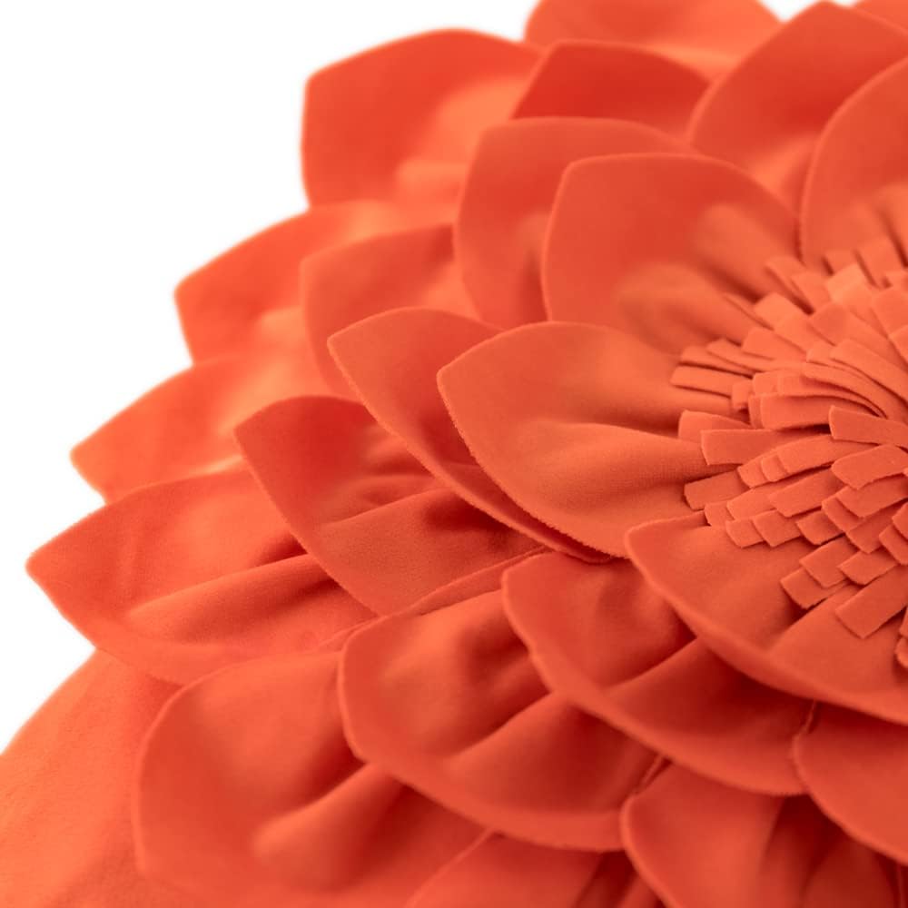 VG|orange|3D Flower Throw Pillow Covers