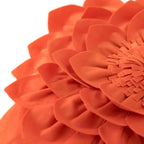 VG|orange|3D Flower Throw Pillow Covers