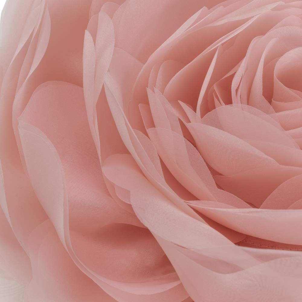 VG|peach-pink|3D Flower Throw Pillow Cover