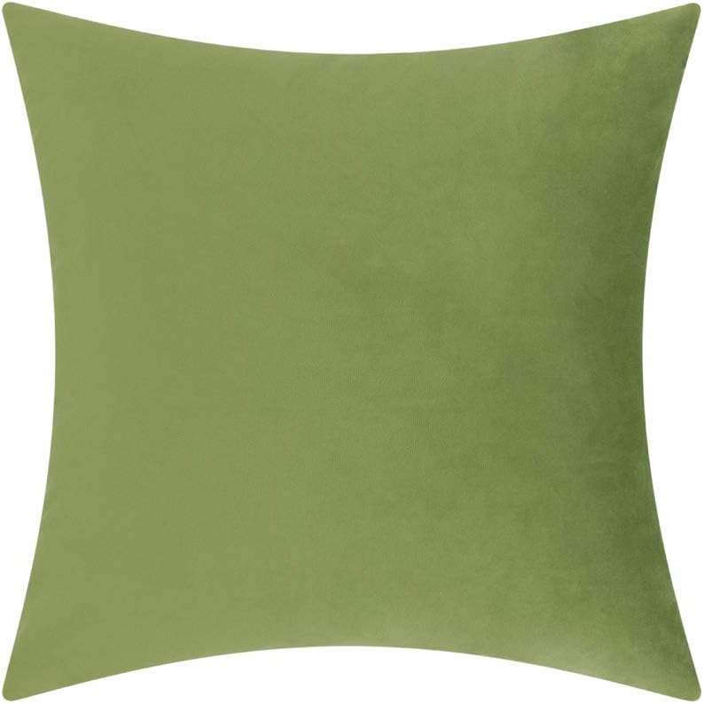 VG|green|Handmade 3D Flower Throw Pillow Cover