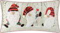 Decorative Christmas Throw Pillow Covers Accent Santa Clause Pillowcases Xmas Decorations for Indoor Couch Bed Living Room Home Holiday Decor - 3santa in Forest