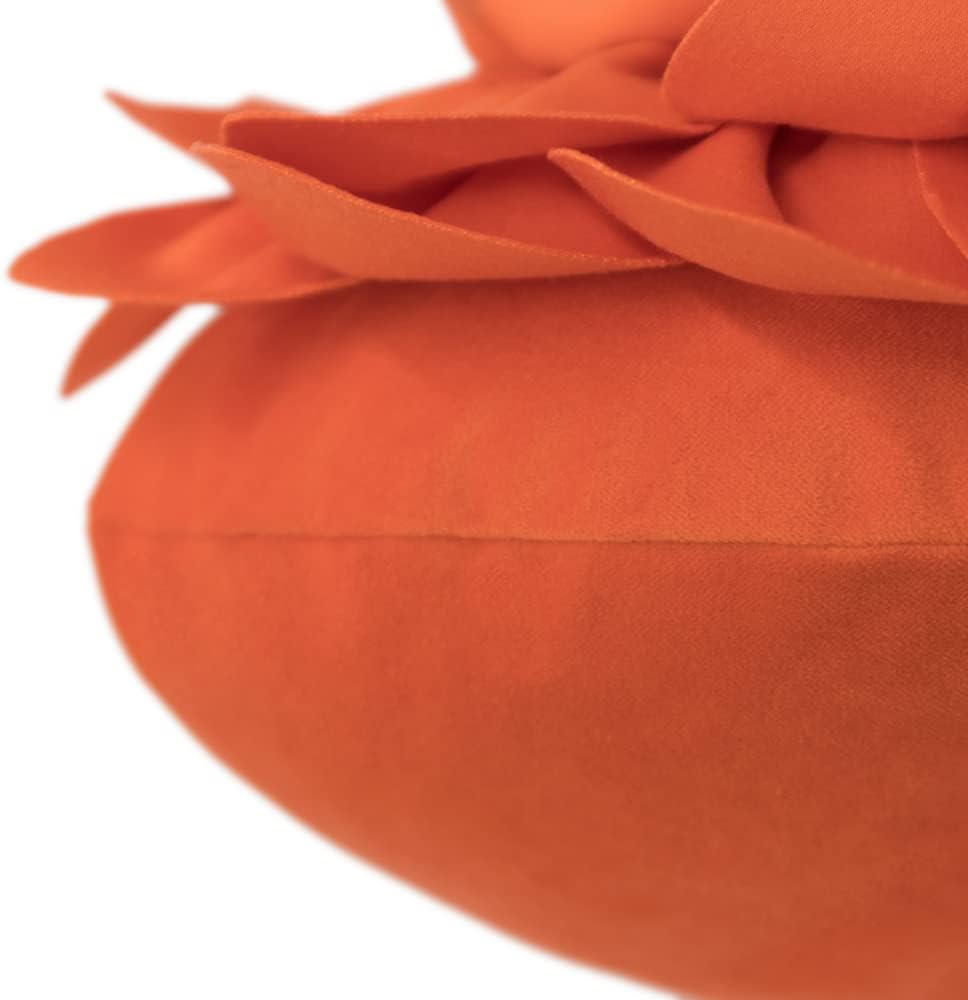 VG|orange|Decorative Throw Pillow with Insert