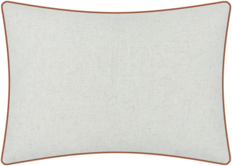 VG|red|Happy Embroidery Throw Pillow Cover