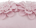 VG|bright-pink|3D Flower Throw Pillow Cover