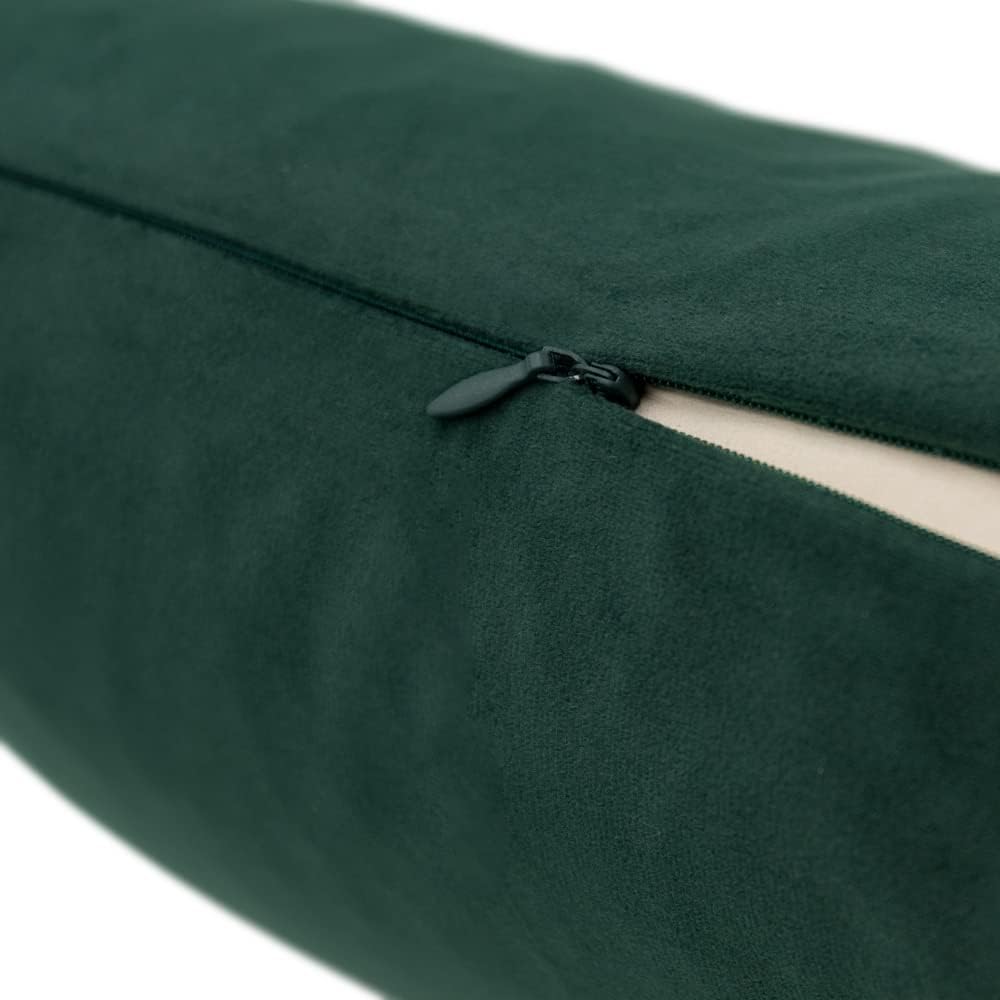 VG|christmas-green,deer-green|Gold Foil Decorative Accent Throw Pillow Cases Rectangle Cushion Covers for Bed Living Room White