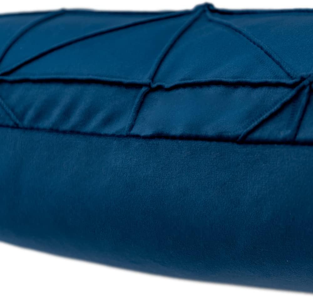VG|navy-blue|Velvet Pillow Cover