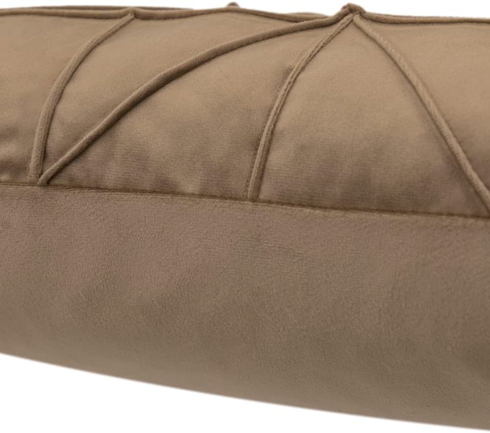 VG|dark-khaki|Velvet Pillow Cover