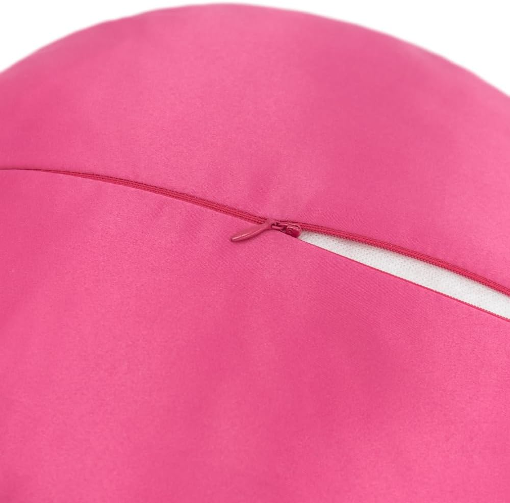 VG|hot-pink|3D Flower Throw Pillow Cover