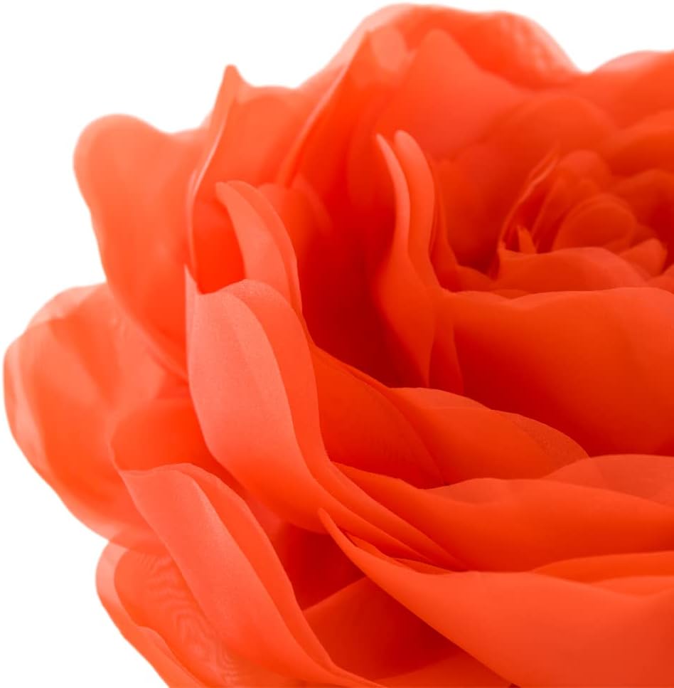 VG|orange|3D Flower Throw Pillow Cover