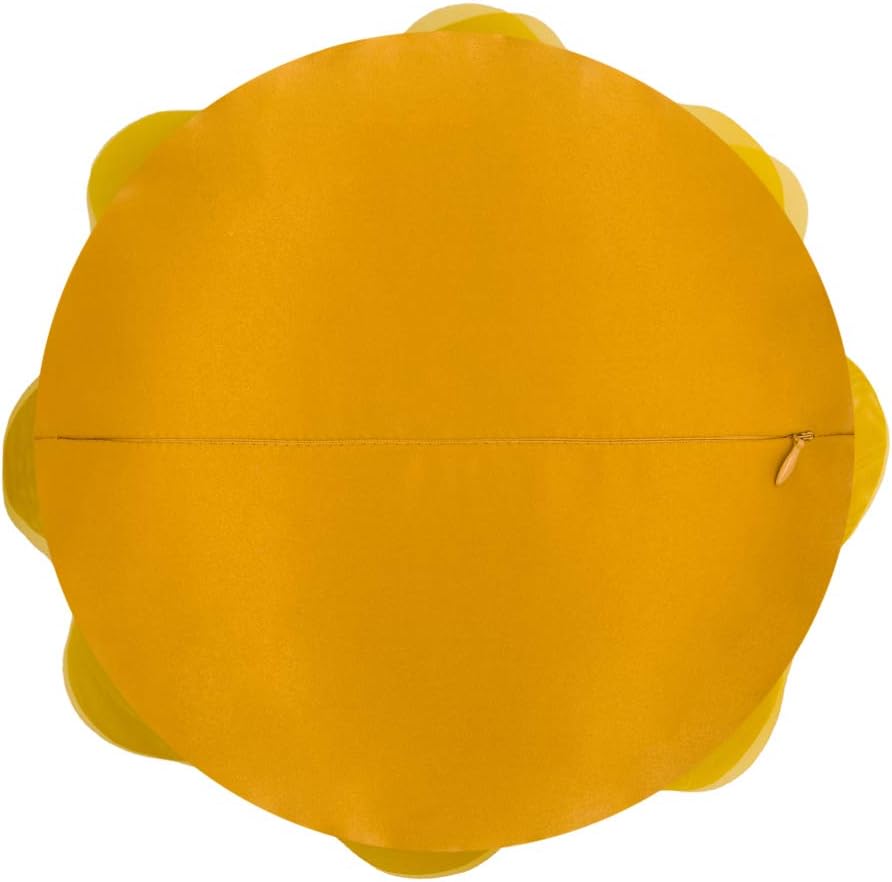 VG|brown|3D Flower Throw Pillow Cover