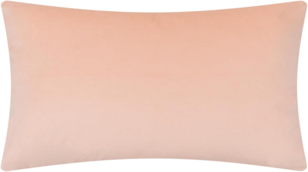 VG|peach-pink|Velvet Pillow Cover