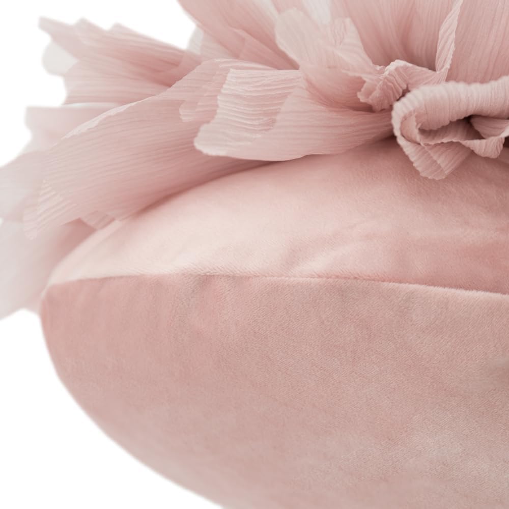 VG|rosegold|Decorative 3D Flower Shaped Throw Pillow