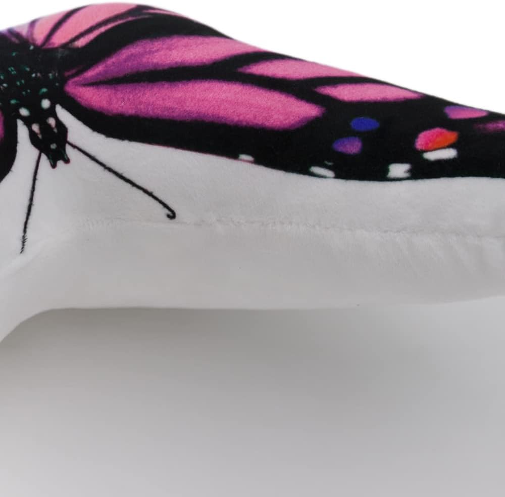 VG|pink-red|3D Butterfly Throw Pillow, Hot Pink