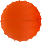 VG|orange-red|3D Flower Throw Pillow Cover Decorative Round Cushion Floral Accent Pillowcase for Bedroom Living Room Bed Couch Pink Velvet