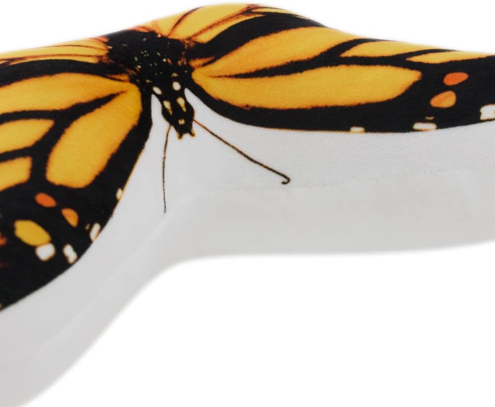 VG|yellow-butterfly|3D Butterfly Throw Pillow, Hot Pink