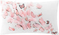 Valentine's Day Rose Throw Pillow Cover - 20" x 12" (Pack of 1) / Pink