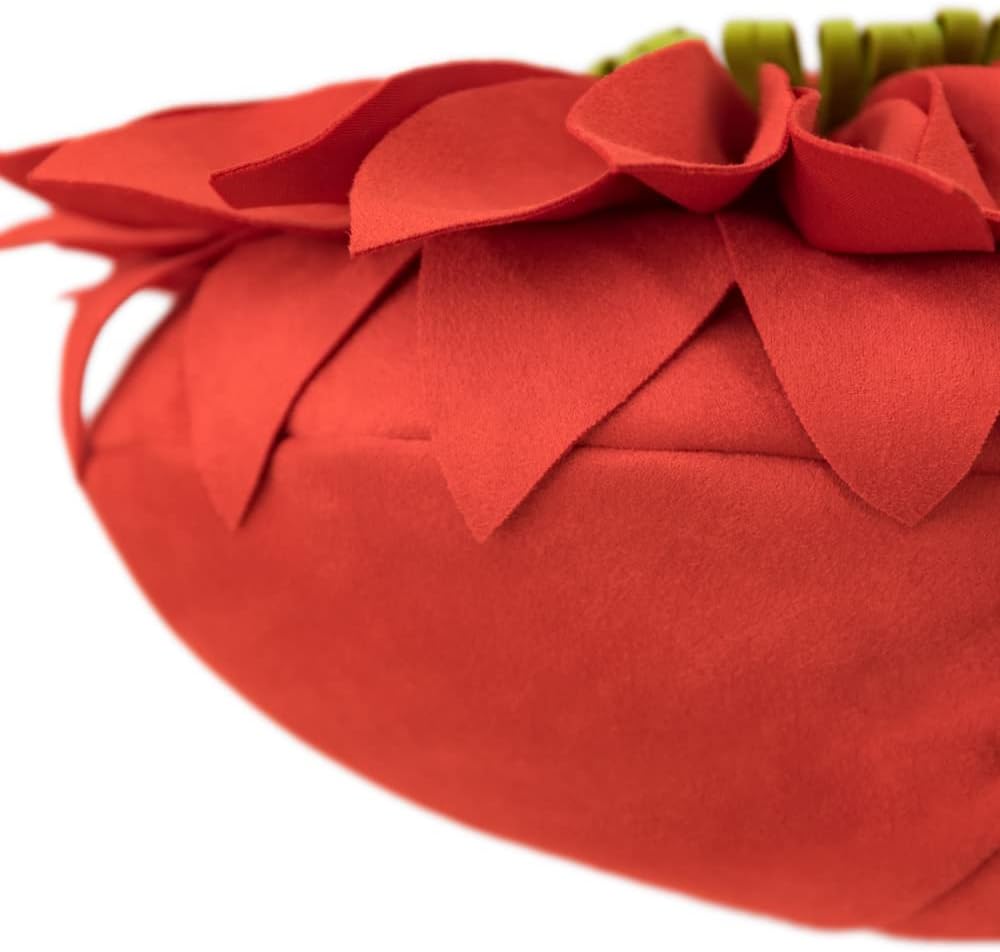 VG|orange|3D Flower Throw Pillow Cover Aesthetic Decorative Daisy Accent Pillow Case Hand Crafted Cushion Round Floral Pillowcase for Home Bed Couch Bedroom Chair