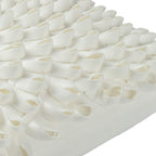 VG|creamy-white-solid-suede|3D Flower Throw Pillow Cover, Velvet, Light Grey