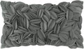 VG|dark-grey-velvet|Handmade 3D Floral Throw Pillow Cover
