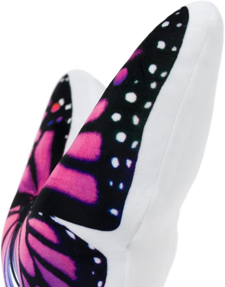 VG|pink-red|3D Butterfly Throw Pillow, Hot Pink