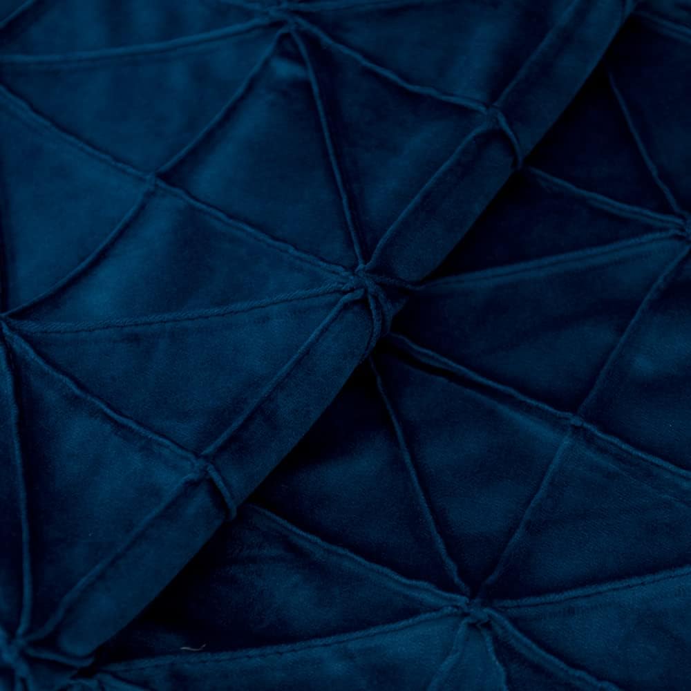 VG|navy-blue|Velvet Pillow Cover