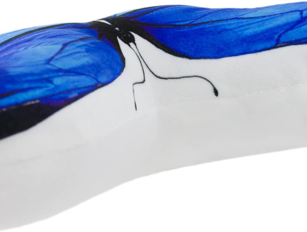 VG|blue-butterfly|3D Butterfly Throw Pillow, Hot Pink