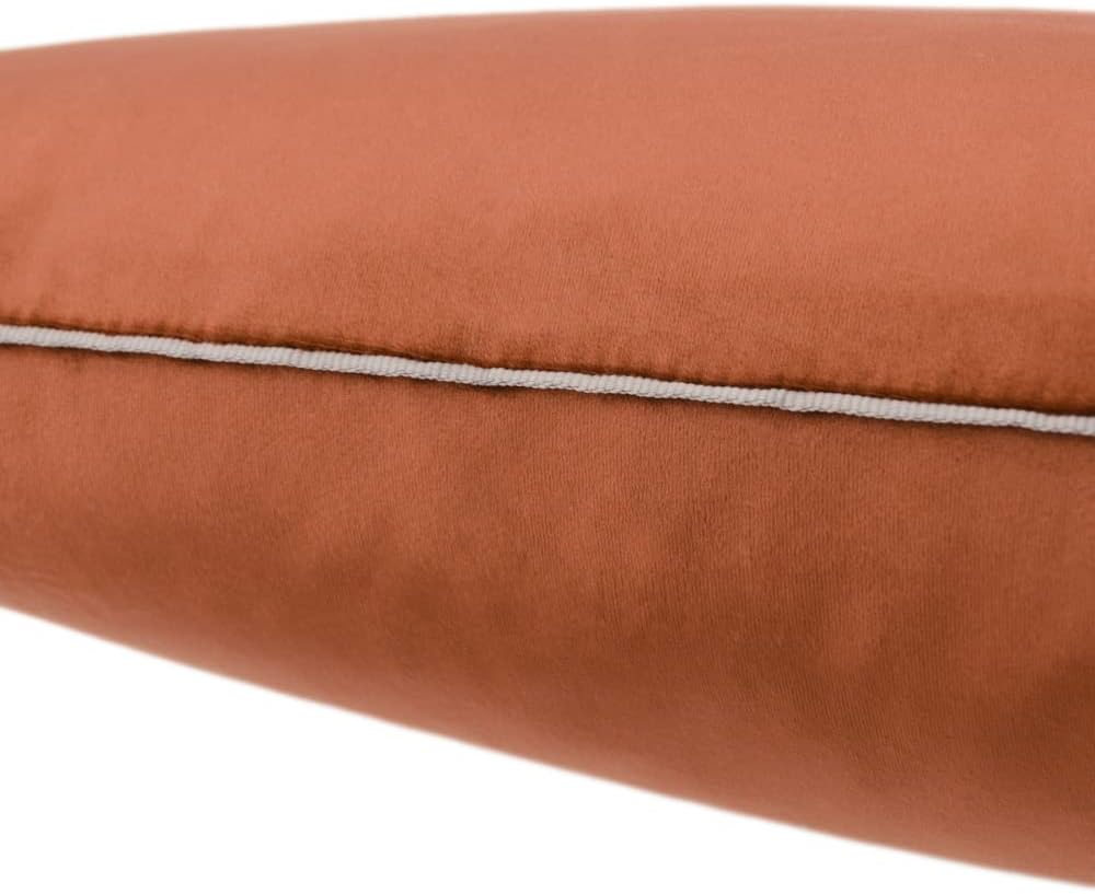 VG|copper-j602-29|Solid Velvet Decorative Throw Pillowcase Luxury Soft Cushion Cover for Sofa Couch Chair Blue