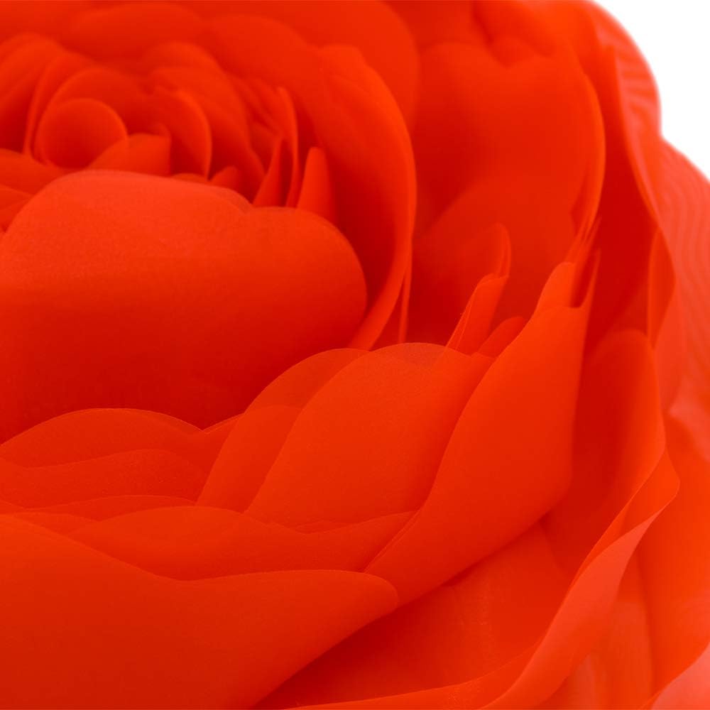 VG|orange|3D Flower Throw Pillow Cover