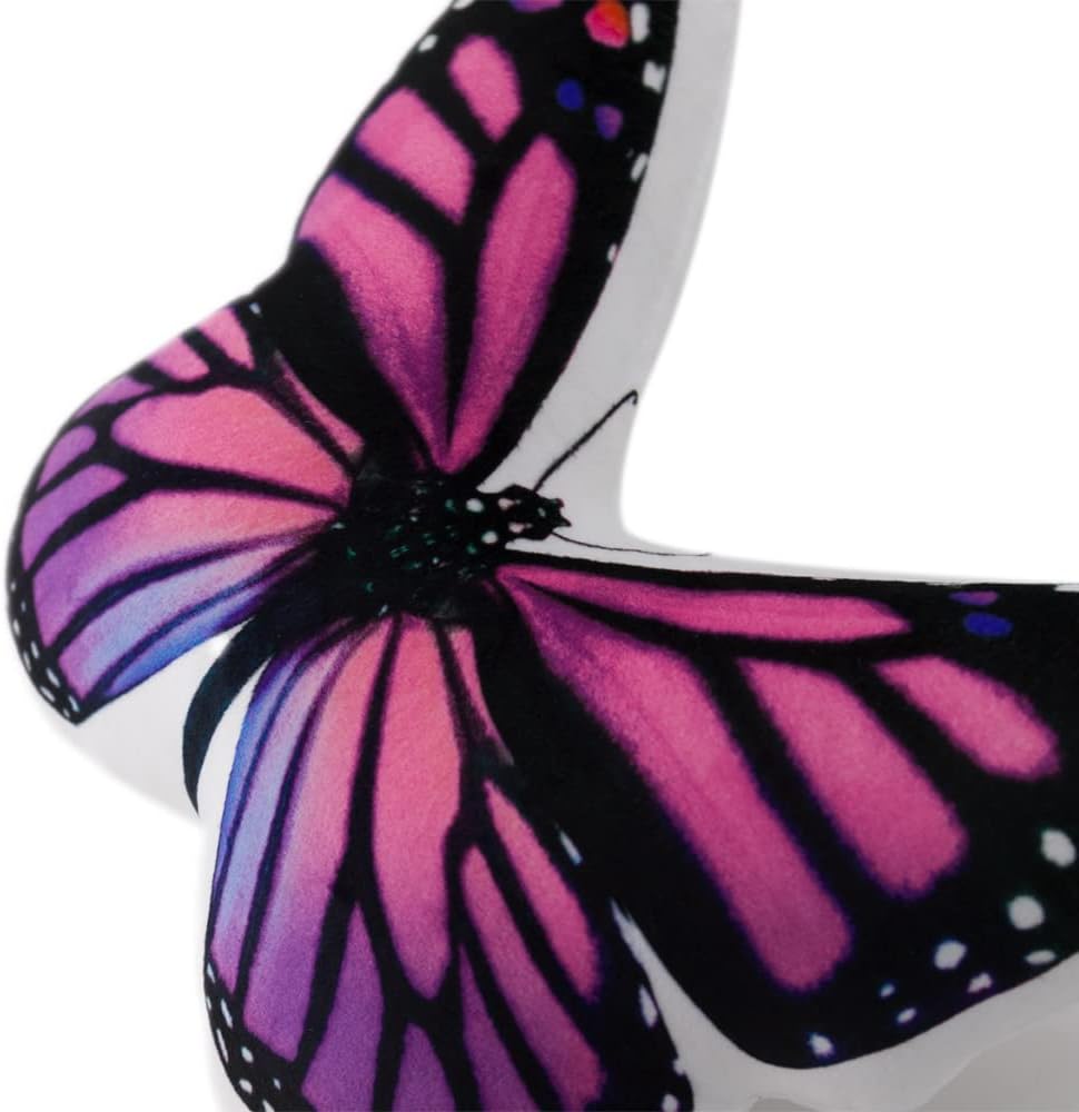 VG|pink-red|3D Butterfly Throw Pillow, Hot Pink