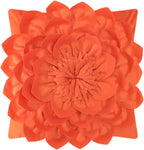 VG|orange|3D Flower Throw Pillow Covers