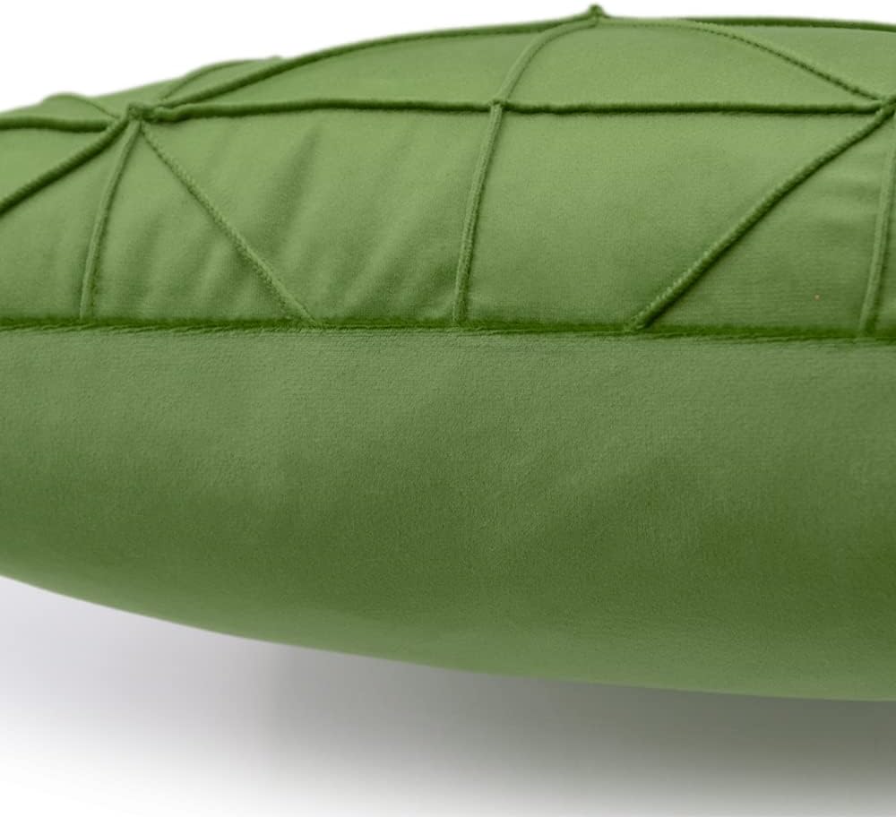 VG|green|Velvet Pillow Cover