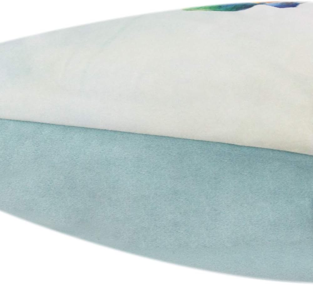 VG|kingfisher|ove irds Throw Pi ow Cover ue Green