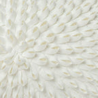 VG|creamy-white-solid-suede|3D Flower Throw Pillow Cover, Velvet, Light Grey