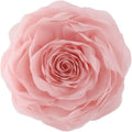 3D Flower Throw Pillow Cover - Pink / 12" x 12" (Pack of 1)