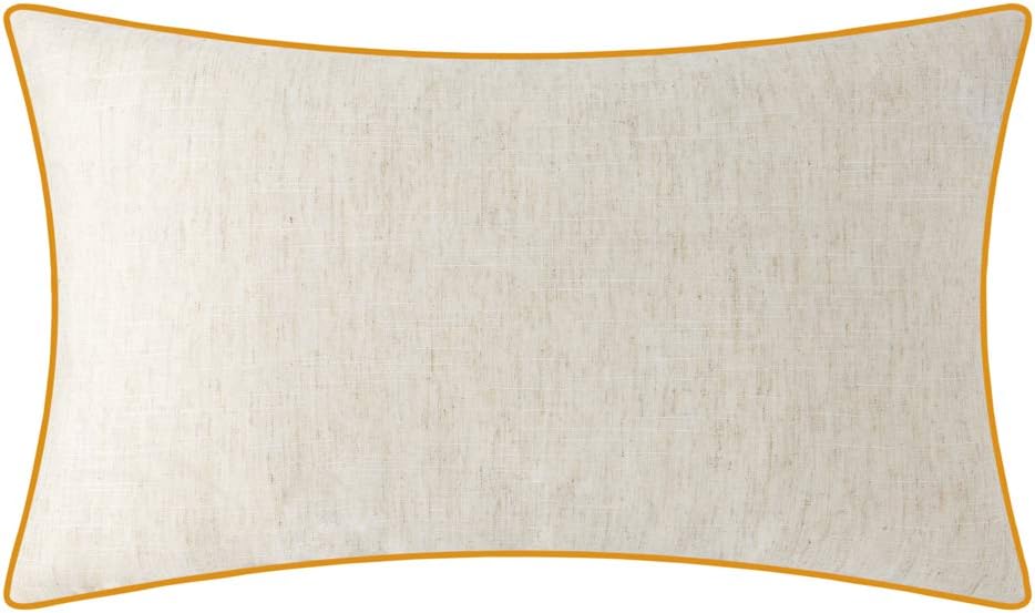 Happy Embroidery Throw Pillow Cover