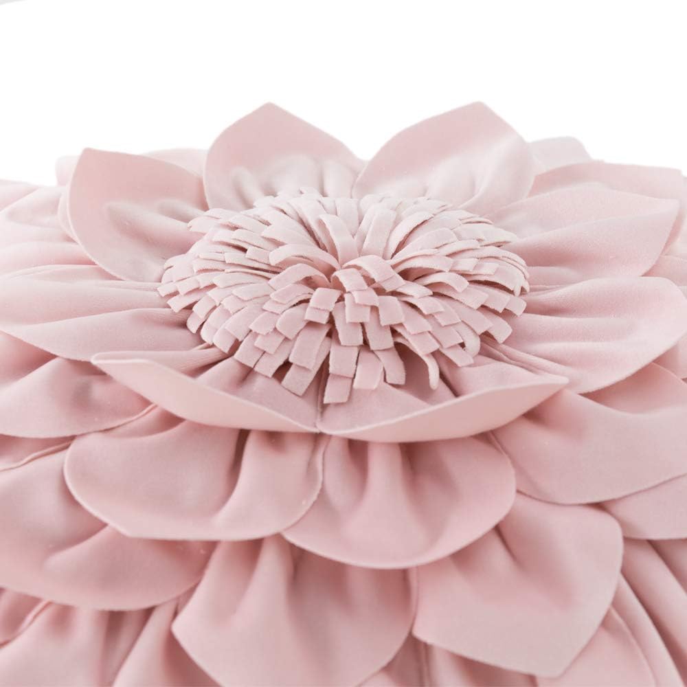 VG|pink|3D Flower Throw Pillow Covers