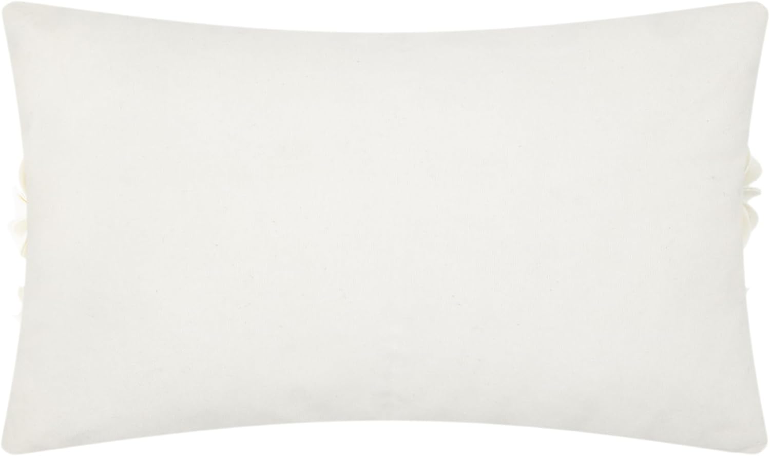 VG|cream-velvet|3D Flower Throw Pillow Cover, Velvet, Light Grey