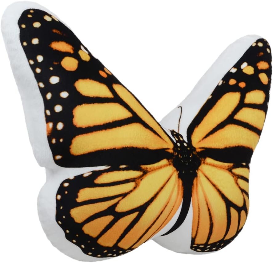 VG|yellow-butterfly|3D Butterfly Throw Pillow, Hot Pink