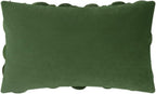 VG|grass-green-persian-velvet|Handmade 3D Floral Throw Pillow Cover