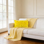 VG|sunbeam-yellow|3D Flower Throw Pillow Cover