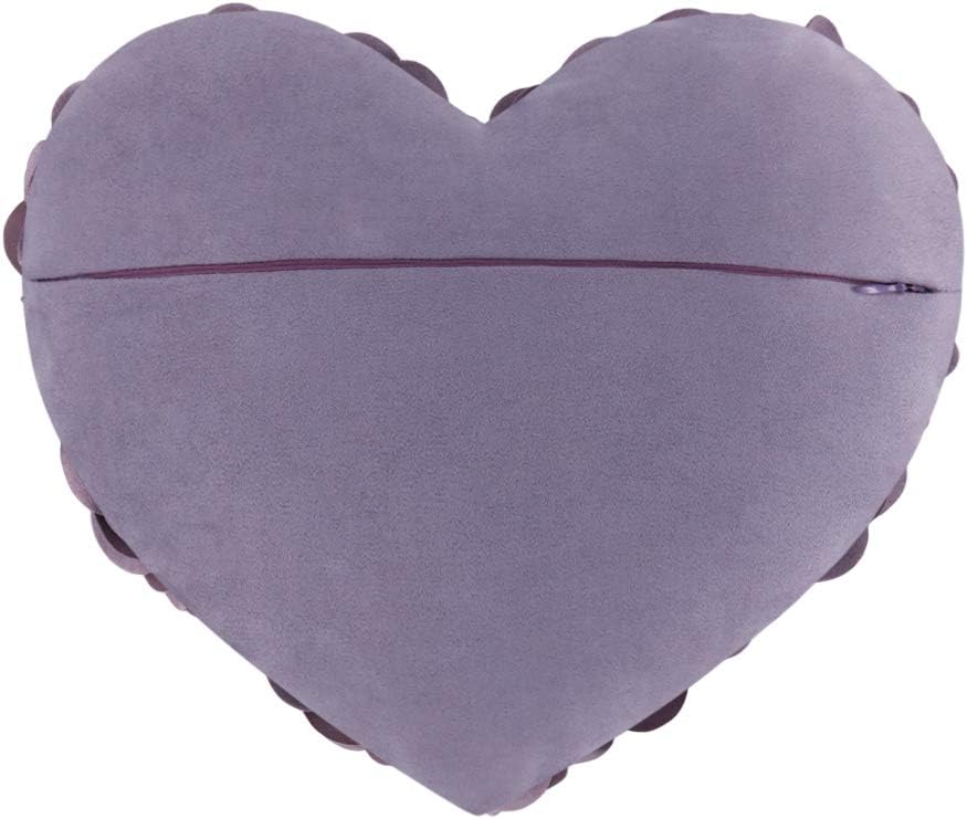 VG|lavender-purple|Heart Flower Throw Pillow Covers