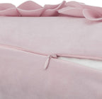 VG|bright-pink|3D Flower Throw Pillow Cover