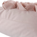 VG|rose-gold|3D Flowers Throw Pillow Cover Decorative Soft Velvet Accent Floral Cushion Lumbar Pillowcase for Bed Sofa Couch Living Room
