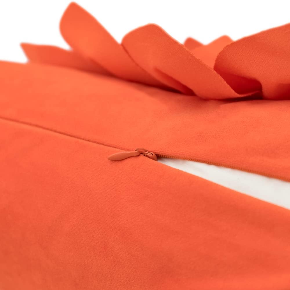 VG|orange|3D Flower Throw Pillow Covers