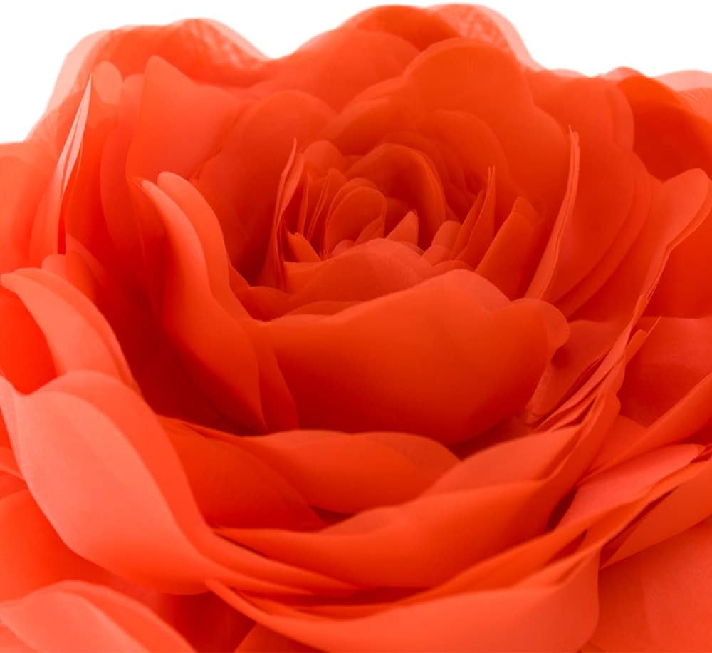 VG|orange|3D Flower Throw Pillow Cover