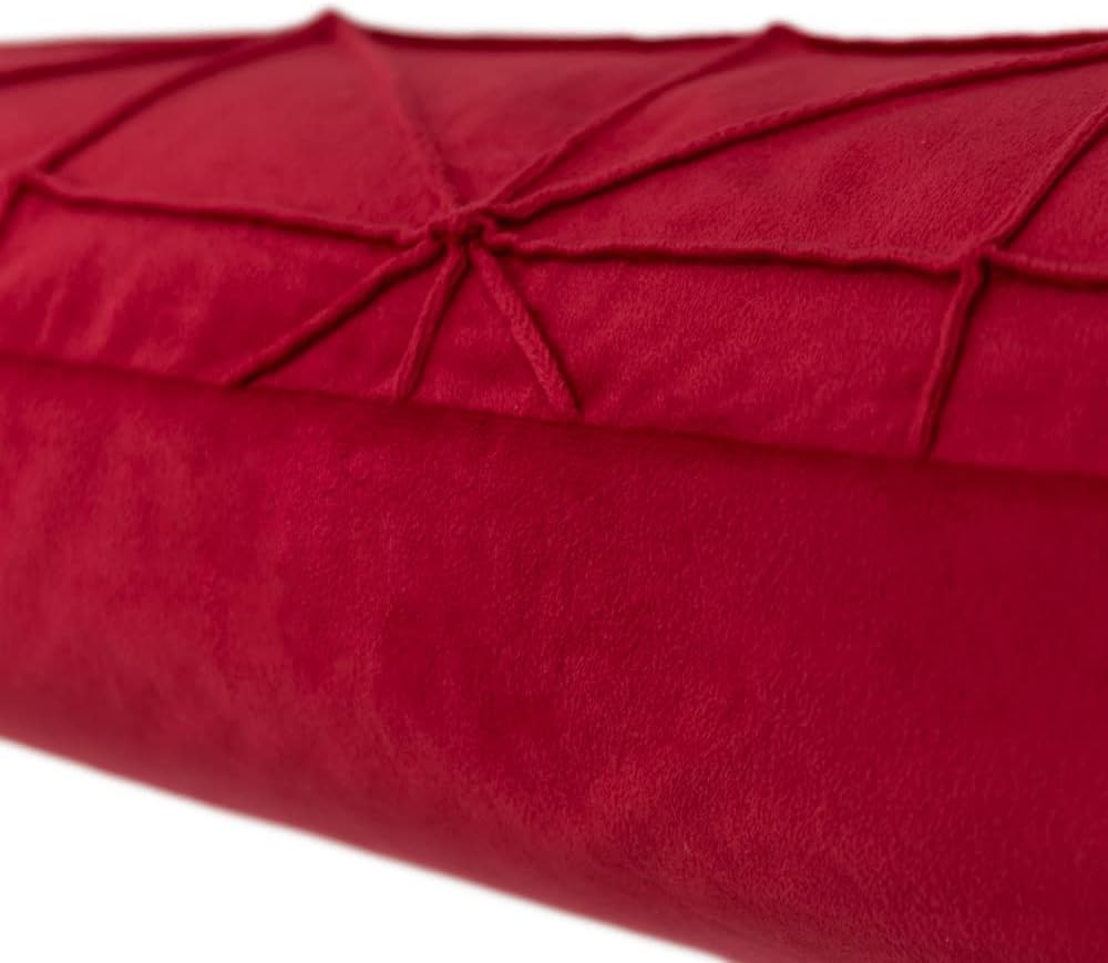 VG|red|Velvet Pillow Cover