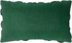 VG|dark-green-persian-velvet|Handmade 3D Floral Throw Pillow Cover