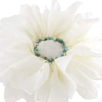 VG|a-white|Decorative 3D Flower Shaped Throw Pillow