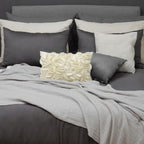 VG|cream-velvet|Handmade 3D Floral Throw Pillow Cover