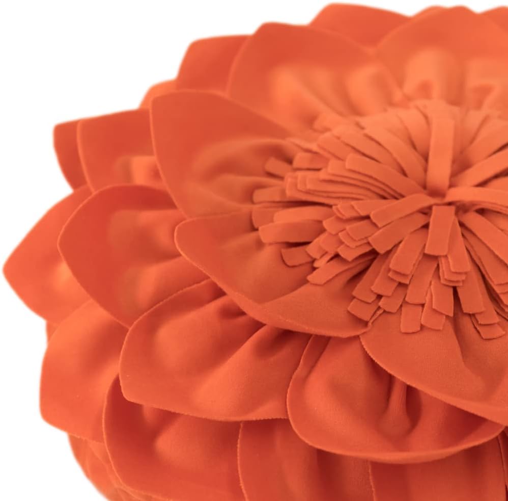 VG|orange|Decorative Throw Pillow with Insert